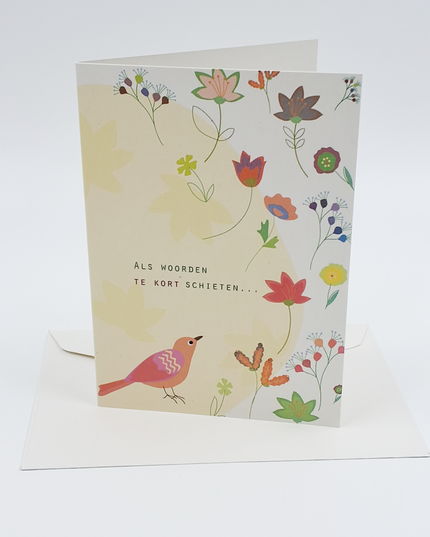 Greeting card when words fail (F10019)