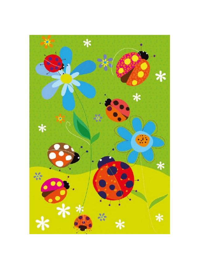Greeting Card Ladybugs (F10020)