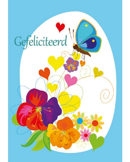 Greeting card butterfly HG (F10022)
