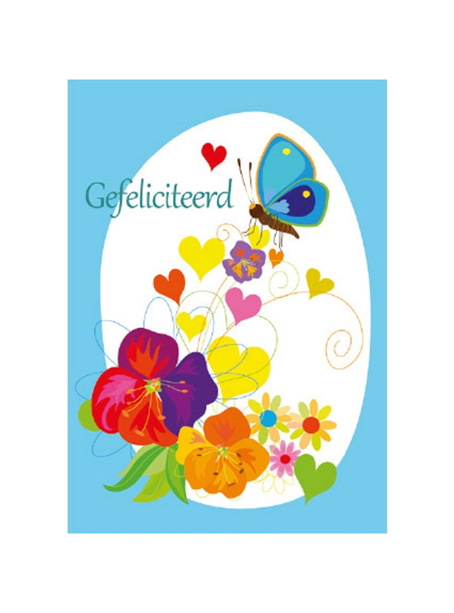 Wenskaart vlinder HG (F10022)