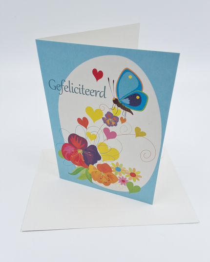 Greeting card butterfly HG (F10022)
