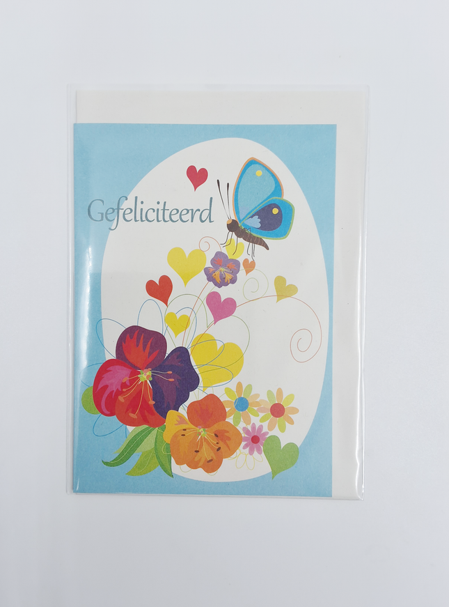 Wenskaart vlinder HG (F10022)