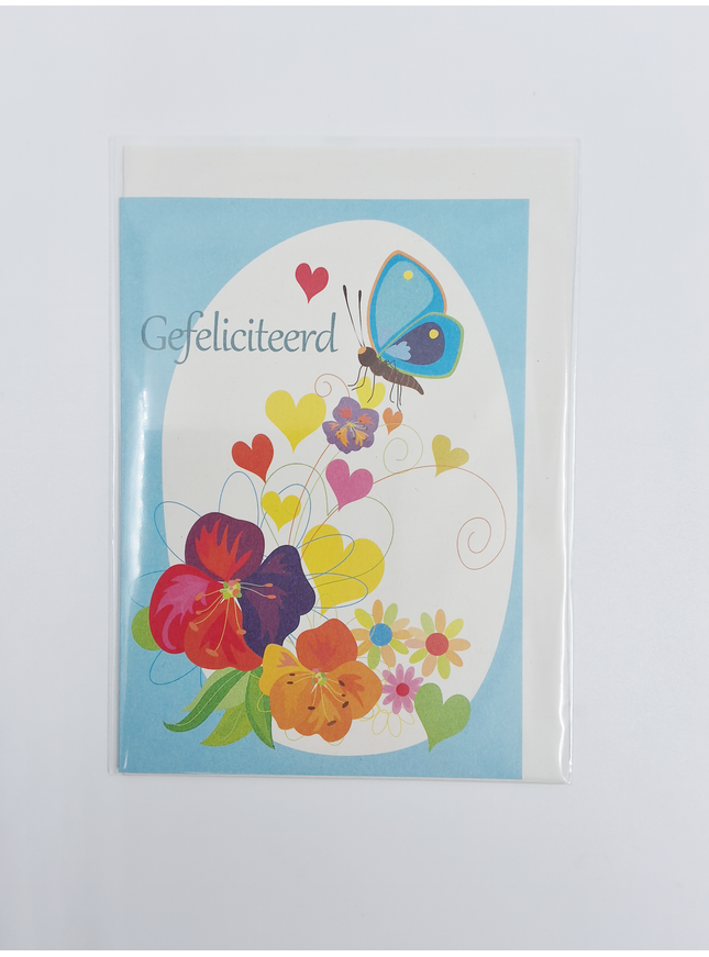 Wenskaart vlinder HG (F10022)