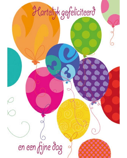 Greeting Card Balloons HG (F10023)