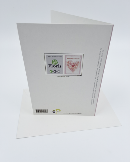 Greeting card forever in our hearts (F10028)
