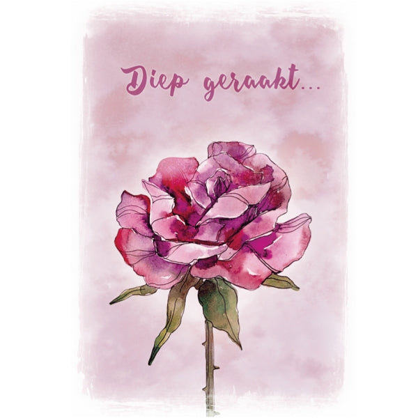 Wenskaart diep geraakt (F10031)