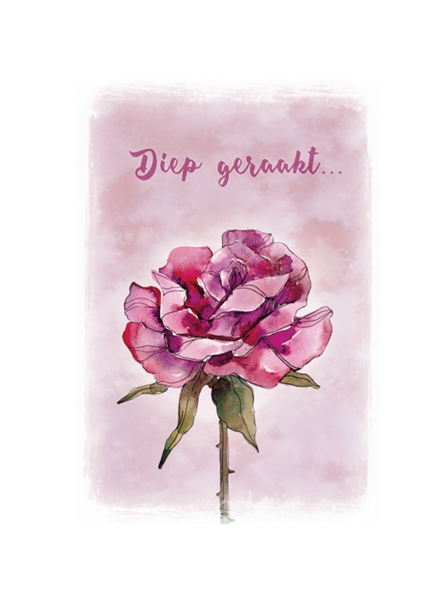Wenskaart diep geraakt (F10031)