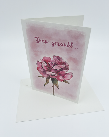 Wenskaart diep geraakt (F10031)