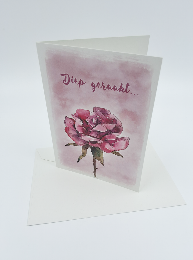 Wenskaart diep geraakt (F10031)