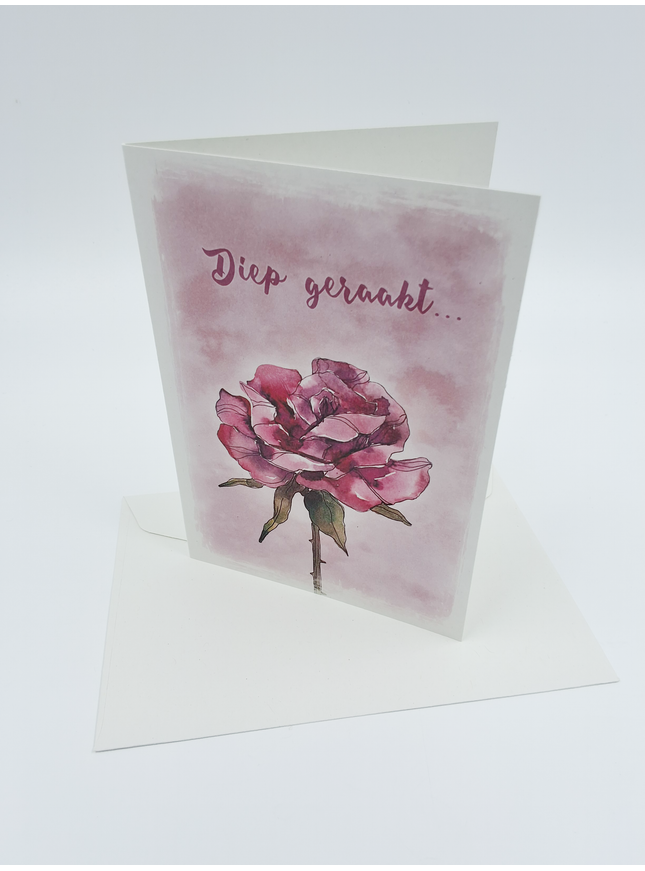 Wenskaart diep geraakt (F10031)