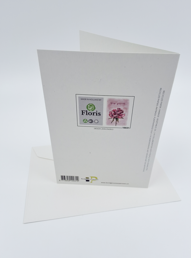 Wenskaart diep geraakt (F10031)