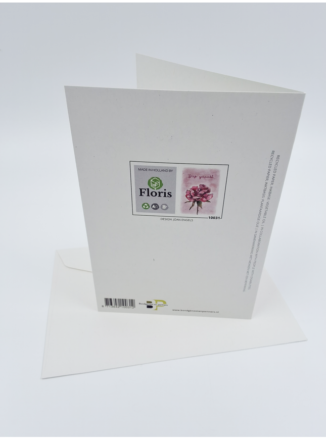 Wenskaart diep geraakt (F10031)
