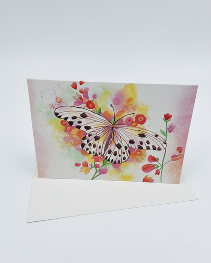 Greeting card butterfly (F10054)