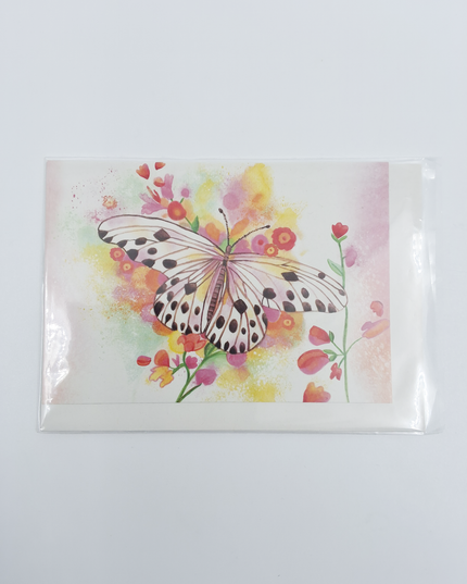 Greeting card butterfly (F10054)