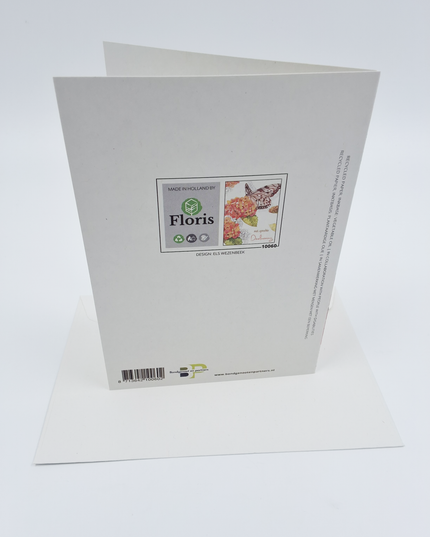 Greeting card butterfly, with sincere condolences (F10060)