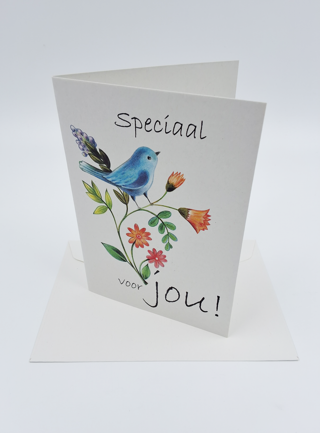 Wenskaart vogel, speciaal voor jou (F10064)