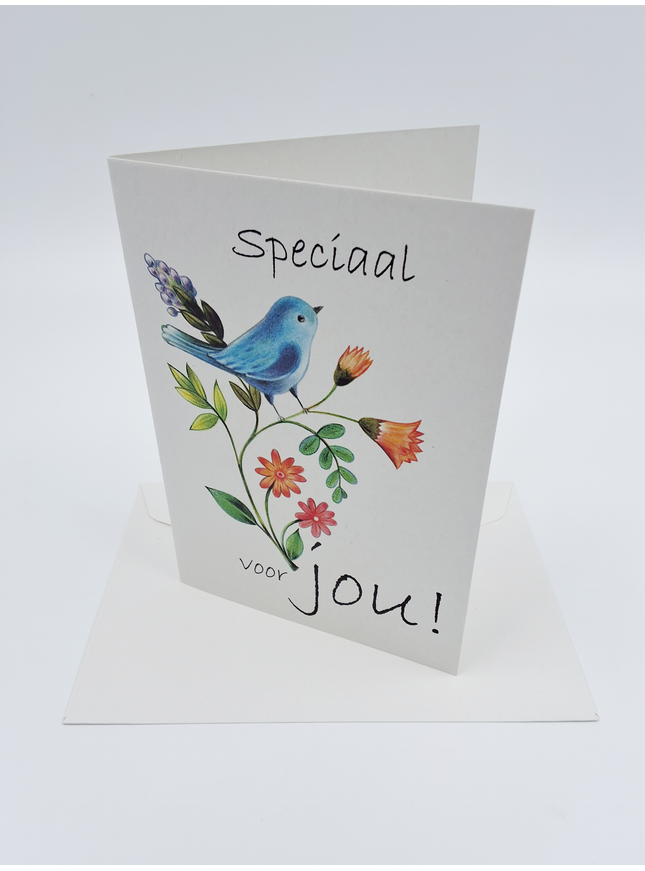 Wenskaart vogel, speciaal voor jou (F10064)