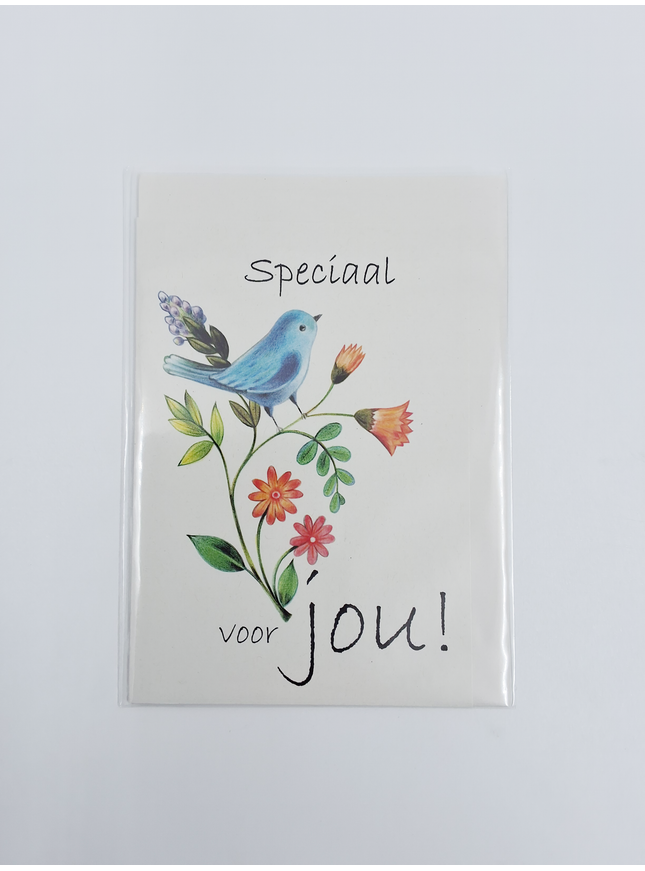 Wenskaart vogel, speciaal voor jou (F10064)