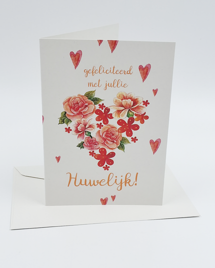 Greeting card congratulations on your marriage (F10073)