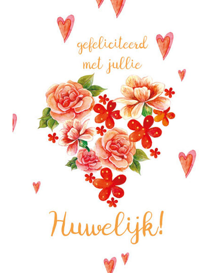 Greeting card congratulations on your marriage (F10073)