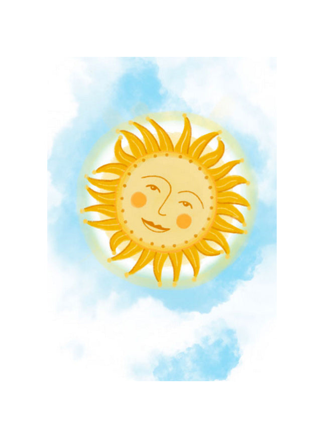 wenskaart zon (F10083)