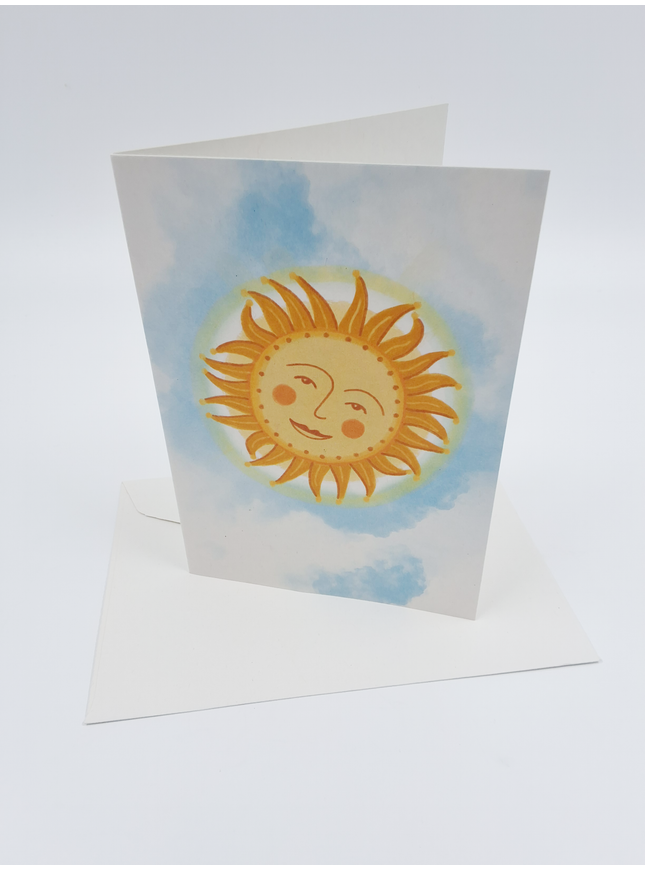 wenskaart zon (F10083)