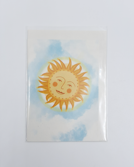 greeting card sun (F10083)
