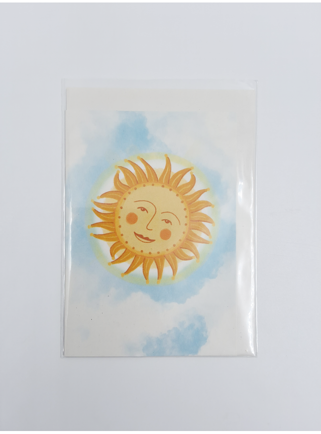 wenskaart zon (F10083)