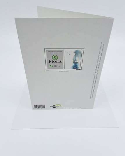 Greeting card sailboat (F10086)