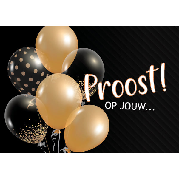 Wenskaart proost op jouw… (F10095)