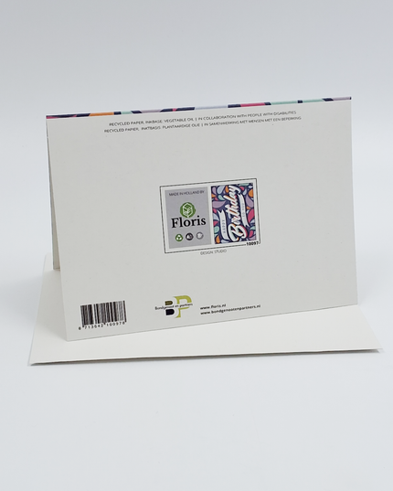 Greeting card happy birthday (F10097)