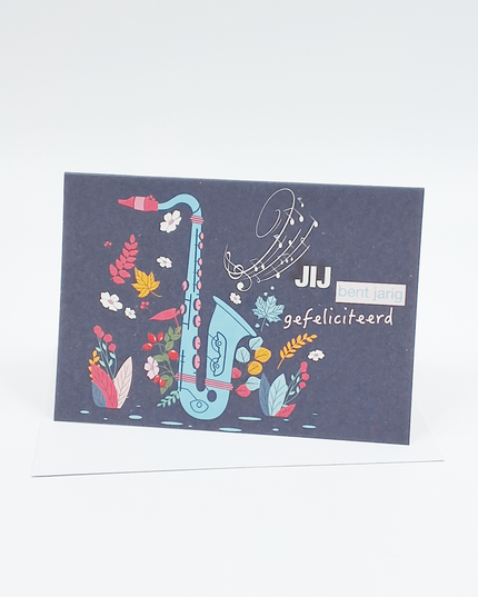 Greeting card, it's your birthday, music (F11005)