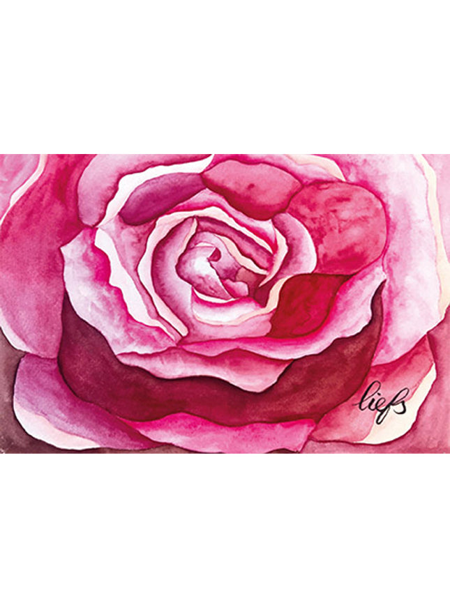 Carte de vœux rose