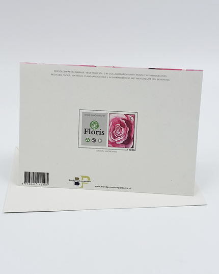 Wenskaart roos (F11020)