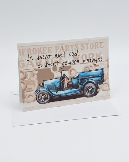 Greeting card You're not old, you're vintage (F11023)
