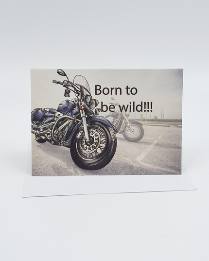 Greeting card born to be wild (F11024)