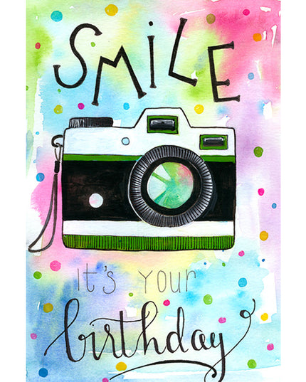 Wenskaart smile it's your birthday (F11029)