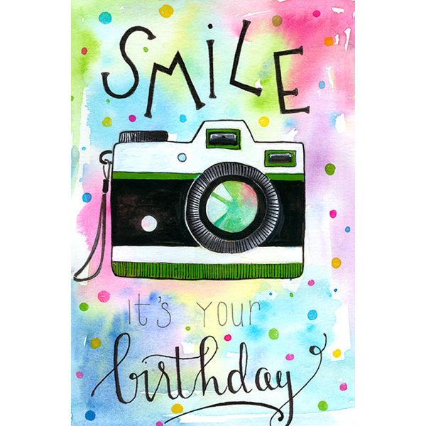 Wenskaart smile it's your birthday (F11029)
