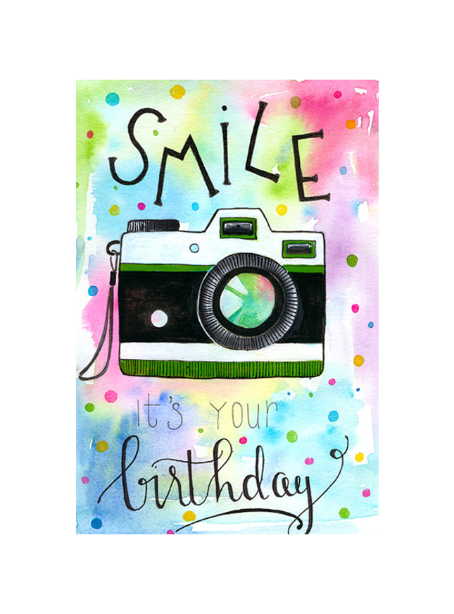Wenskaart smile it's your birthday (F11029)