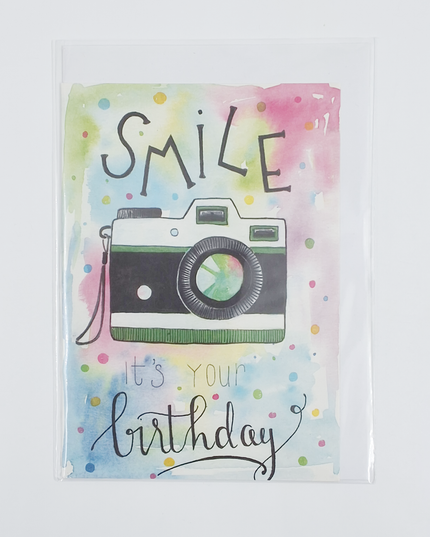 Wenskaart smile it's your birthday (F11029)