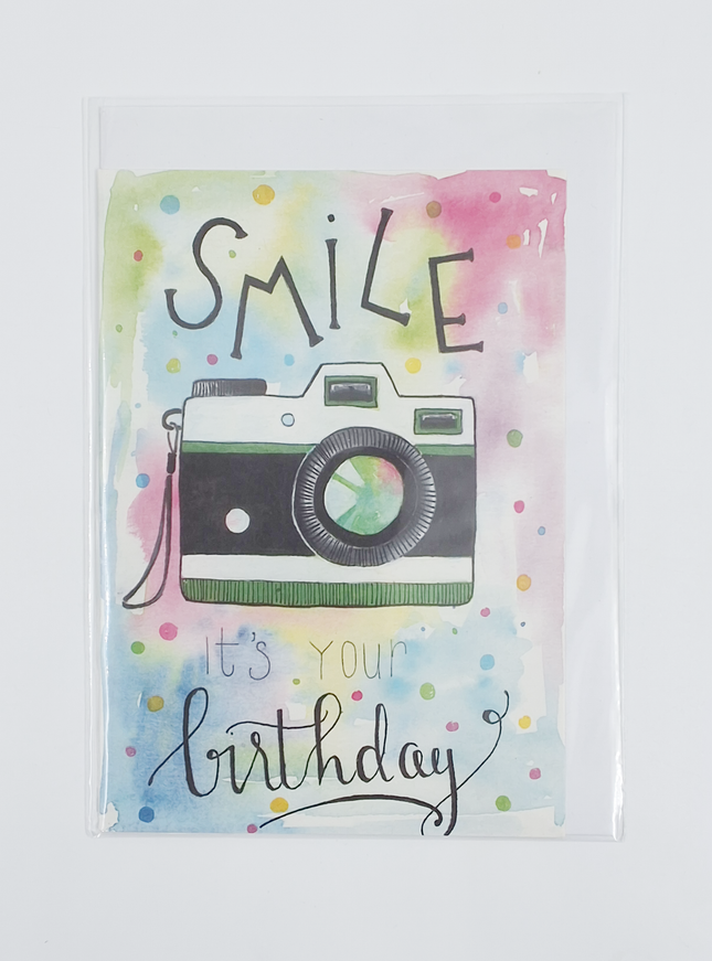 Wenskaart smile it's your birthday (F11029)