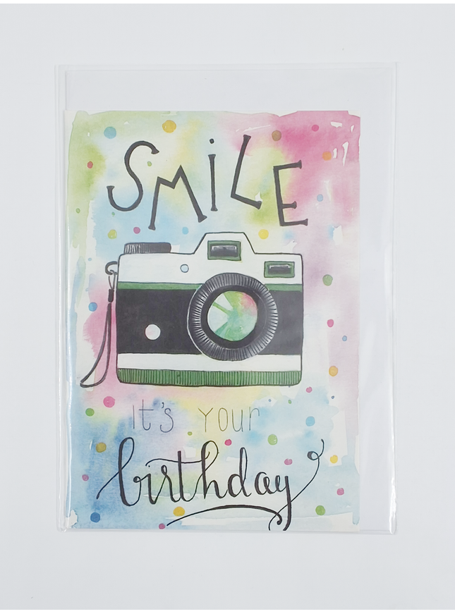 Wenskaart smile it's your birthday (F11029)