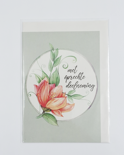 Condolence card (F11032)
