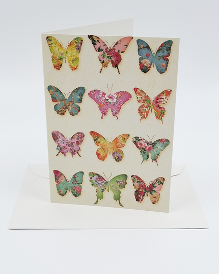 Greeting card butterflies (F11036)