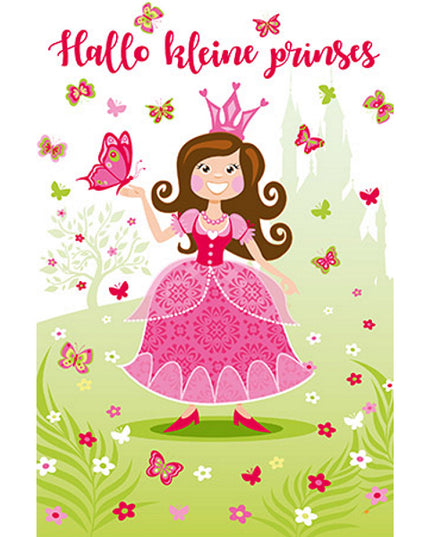 Wenskaart kleine prinses (F11038)