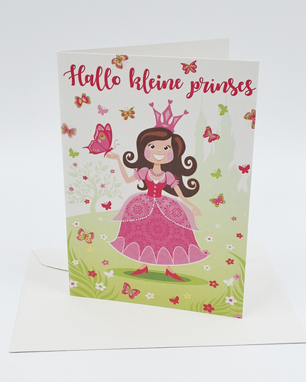 Wenskaart kleine prinses (F11038)