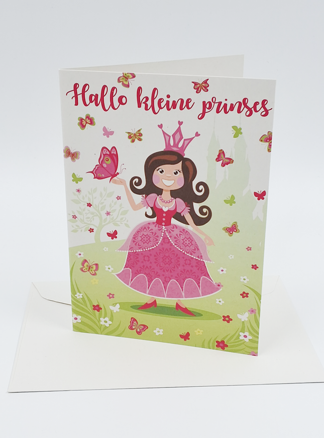Wenskaart kleine prinses (F11038)