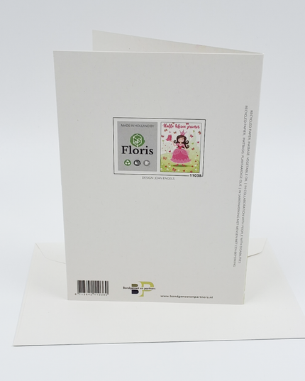 Wenskaart kleine prinses (F11038)