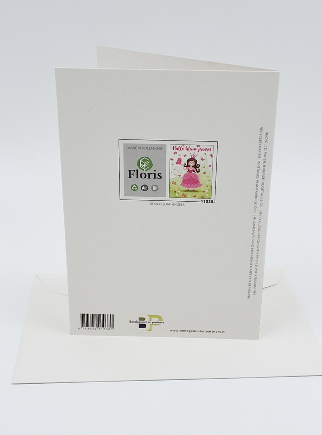 Wenskaart kleine prinses (F11038)