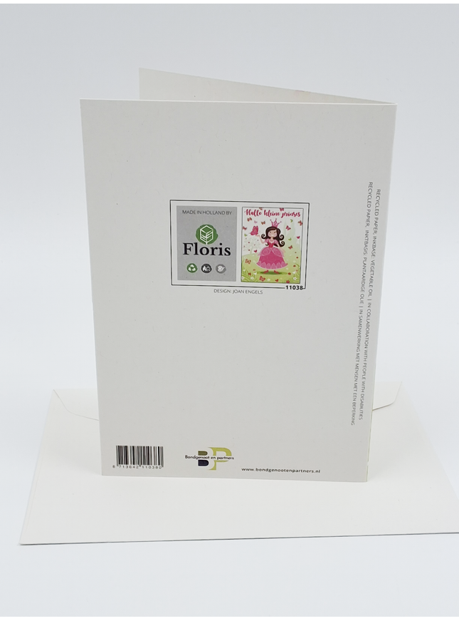 Wenskaart kleine prinses (F11038)